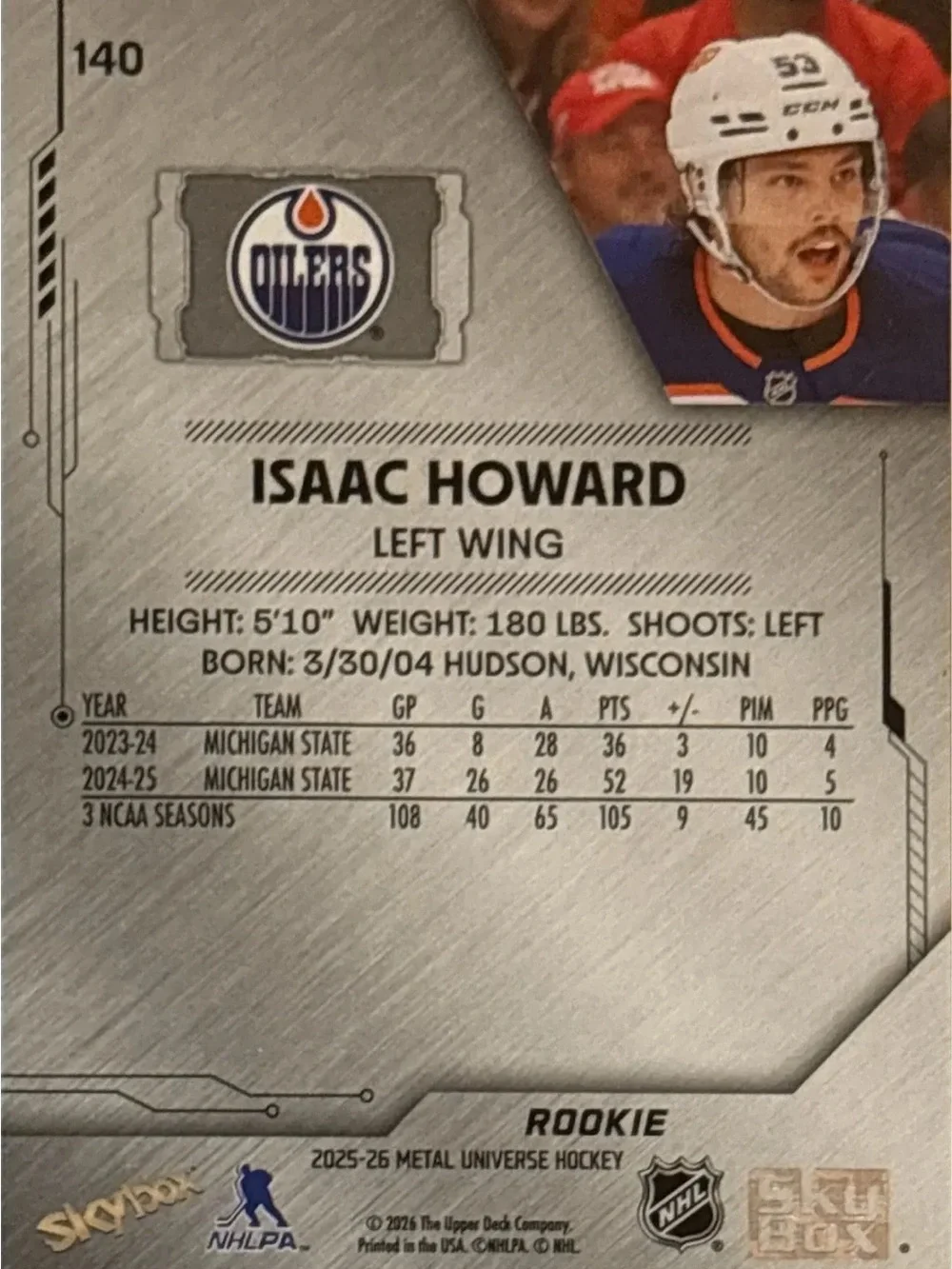 Skybox collectible hockey
